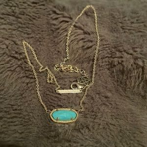 Kendra Scott Gold Elisa in Blue Turquoise